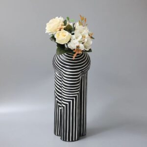 ETHEREAL ASCENT ABSTRACT RESIN VASE