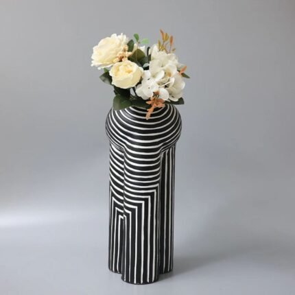 ETHEREAL ASCENT ABSTRACT RESIN VASE