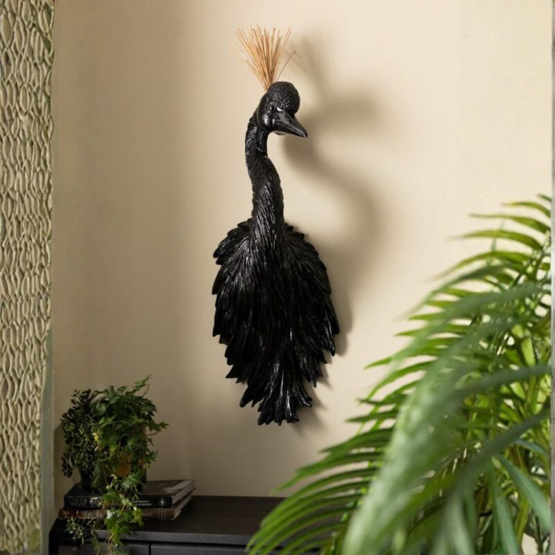 GOLD PEACOCK WALL ART