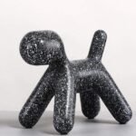 SPECKLED ABSTRACT DOG FIGURINE
