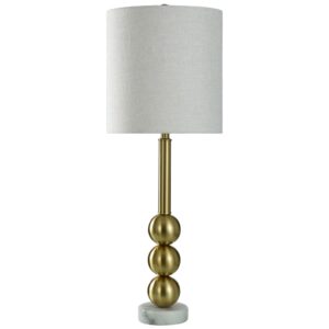 Living room table lamp placement guide — end table lamp, console lamp, and floor lamp in a coordinated arrangement