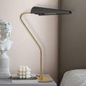 Traditional brass table lamp paired with a smart plug — the hybrid approach to smart lamp functionality