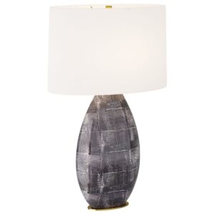 Crystal table lamp being cleaned with a lint-free cloth and mild glass cleaner
