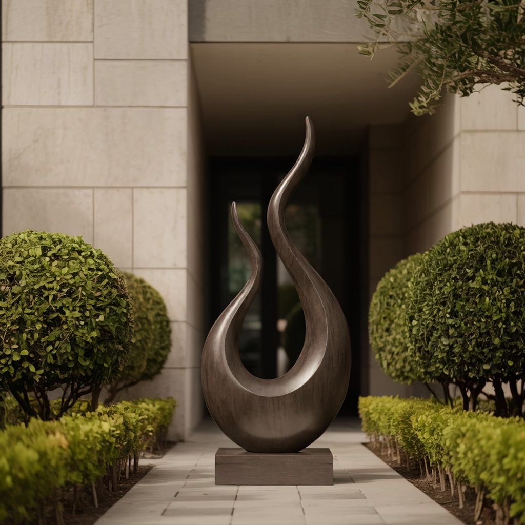 Famous sculpture gardens to visit in the US — natural beige lamp on a garden room side table beside a travel guide