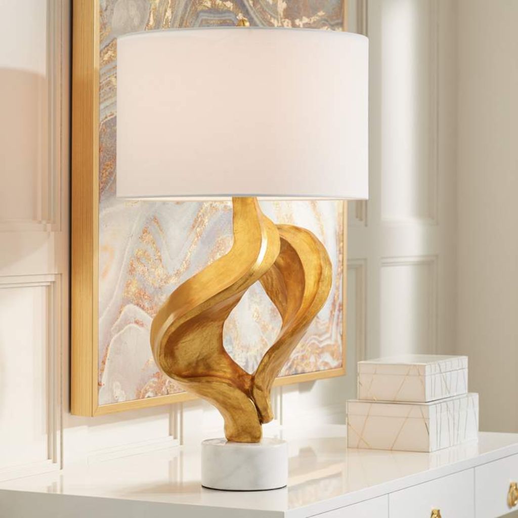 Blue bedroom lamps complete guide — pale blue, sky blue, and navy ceramic table lamps on different nightstands