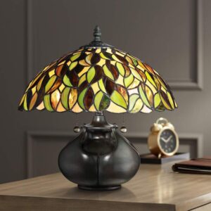 Floor lamp and table lamp pairing — mismatched versus coordinated set before and after in same living room