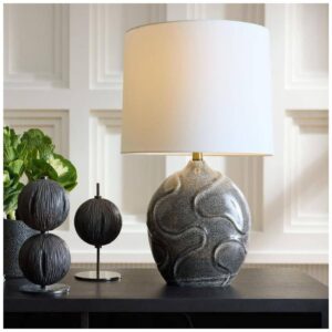 Touch table lamps dimming — meadow ceramic bedside lamp showing the surface area and ceramic quality that suits reliable touch-control integration