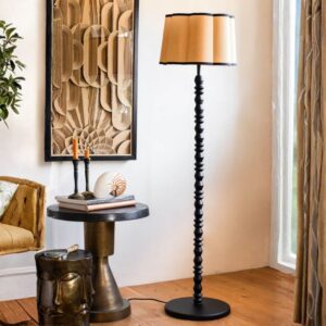 reading floor lamp — Antique Brass 2-Arm Floor Lamp showing key style characteristics