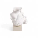 Primary / hero floating-head-vase-1.jpg Floating head vase, upside-down porcelain bust on plaster base