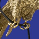 Ceiling Lamp Parrot Gold, illuminated view