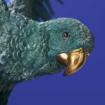 Ceiling Lamp Parrot Green, illuminated view