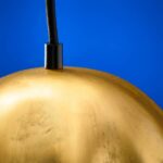 Ceiling Light Jellyfish Gold, close-up detail of the gold finish