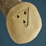 Wall Lamp Deer Gold, shown mounted in a nursery or hallway