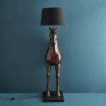 Floor Lamp Horse Brown, close-up detail of the finish