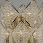 Detail of the faceted rhombus modules
