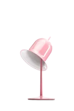 Tiltable Bell shade lamp, rear view