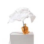 Table Lamp Couple Love, shown on a bedroom nightstand