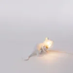 Table Lamp Mouse Lying Down, shown on a desk or nightstand