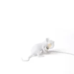 Table Lamp Mouse Lying Down, shown on a desk or nightstand
