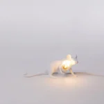 Table Lamp Mouse Lying Down, shown on a desk or nightstand