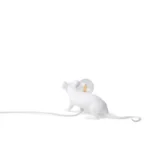 Table Lamp Mouse Lying Down, shown on a desk or nightstand