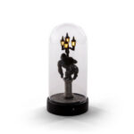 Table Lamp Miniature Scene Gorilla, shown on a nightstand