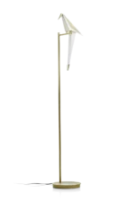 Bird floor lamp, rear view
