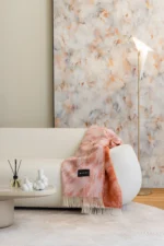 Bird floor lamp, rear view