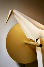 Close-up of the recessed mounting