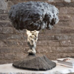 Volcano lamp, side profile