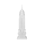 rgb lamp, translucent architectural design, front view