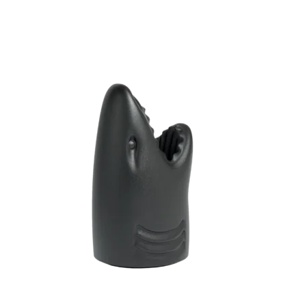 Shark-form holder, rear view