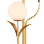 Tree floor lamp, full height view