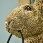 Wall Lamp Bunny Gold, illuminated view