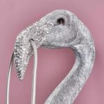 Wall Lamp Flamingo Silver Junior, illuminated view
