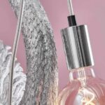 Wall Lamp Flamingo Silver Junior, illuminated view
