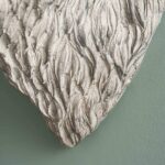 Wall Lamp Bison Gray, close-up detail of the finish