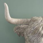 Wall Lamp Bison Gray, close-up detail of the finish