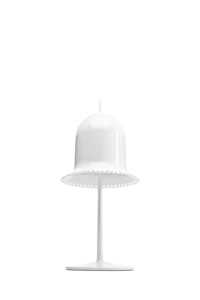 Bell shade lamp, rear view