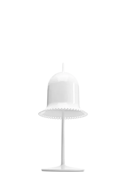 Bell shade lamp, rear view