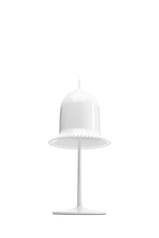 Bell shade lamp, rear view