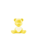 bear lamp, yellow mini heart design, front view